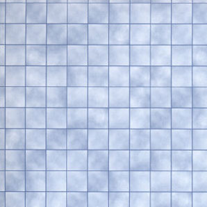 Dollhouse Miniature Wallpaper:1/2" Scale Blue Marble Tiles